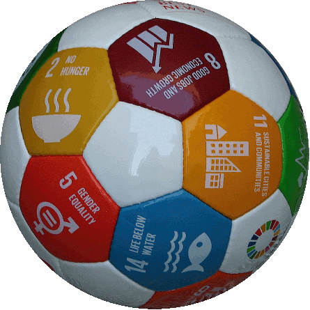 10 Global Goals Balls - Global Goals World Cup (445x445), Png Download
