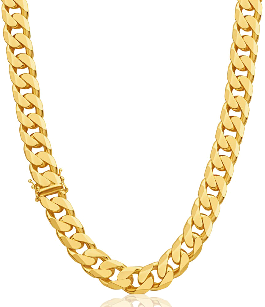 Thug Life Chain Png Picture - Gold Chain Png For Picsart (1000x1000), Png Download