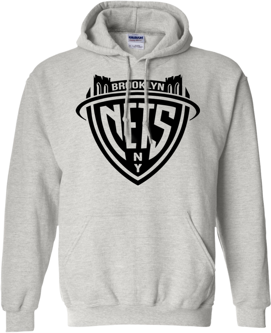 Brooklyn Nets Tshirt G185 Gildan Pullover Hoodie 8 - Walking With Mama Bear Matching Family T-shirts (1155x1155), Png Download