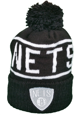 Brooklyn Nets Mitchell & Ness Black And White Reflective - Brooklyn Nets (360x480), Png Download