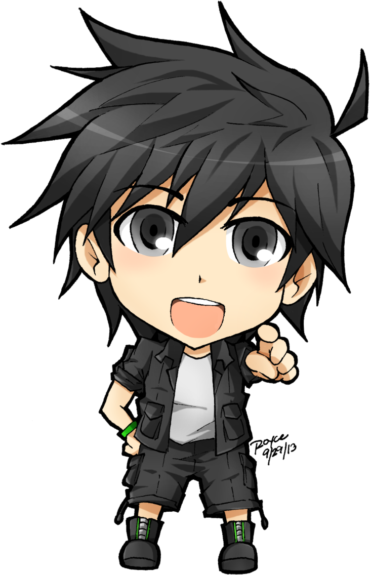Manga Clipart Happy Boy - Gray Fullbuster Chibi Png (800x1189), Png Download