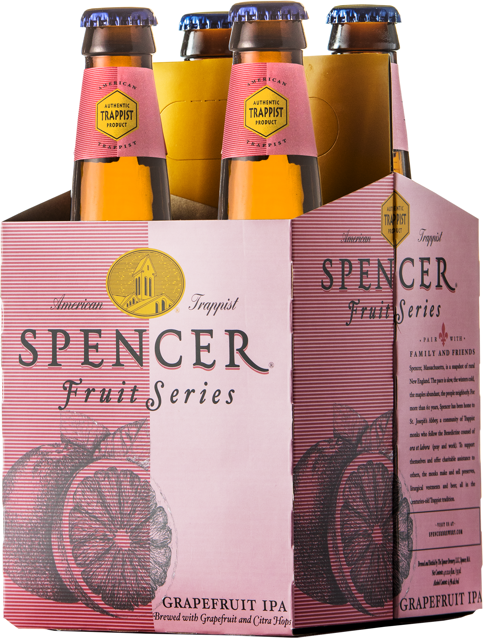Grapefruit Ipa Lineup - St Joseph's Abbey Spencer Beer (1920x2326), Png Download