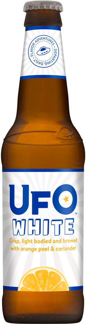 Spaceship Embossed Bottle, Pdf - Ufo Beer (281x1050), Png Download