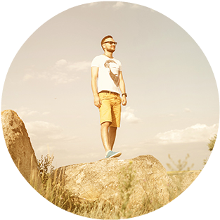 Individual Therapy Man - Circle (500x333), Png Download