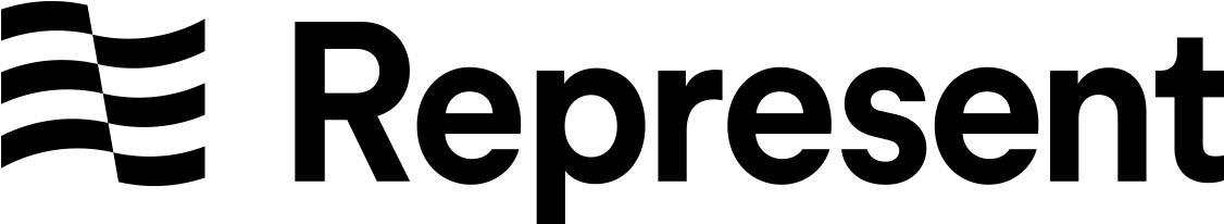 Represent Logo Wordmark Black (1200x345), Png Download