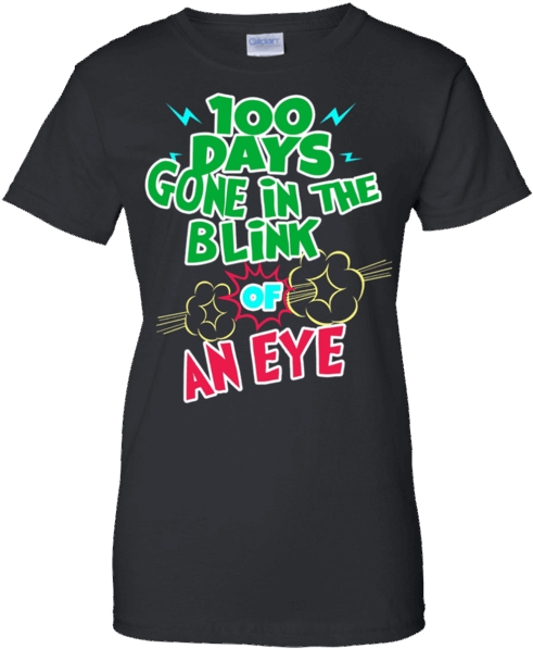 100 Days Gone In The Blink Of An Eye (600x600), Png Download