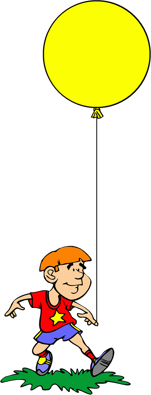 Balloon Boy Png (489x1280), Png Download