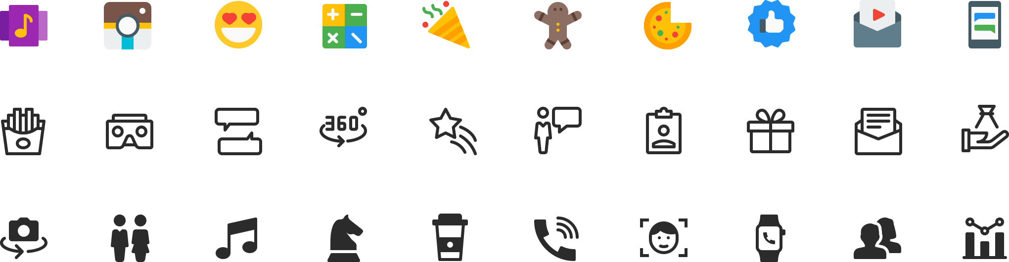 Thousands Of Icons (2040x530), Png Download