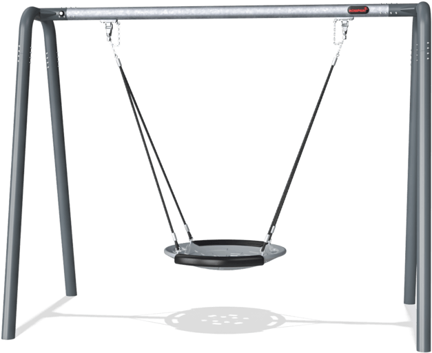 Portal Swing Height 2,5 Meters With Birds Nest Shell (640x526), Png Download