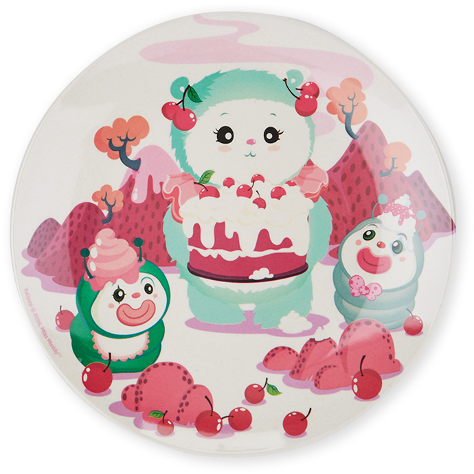 Miss Maddy Bamboo Plate (700x1000), Png Download