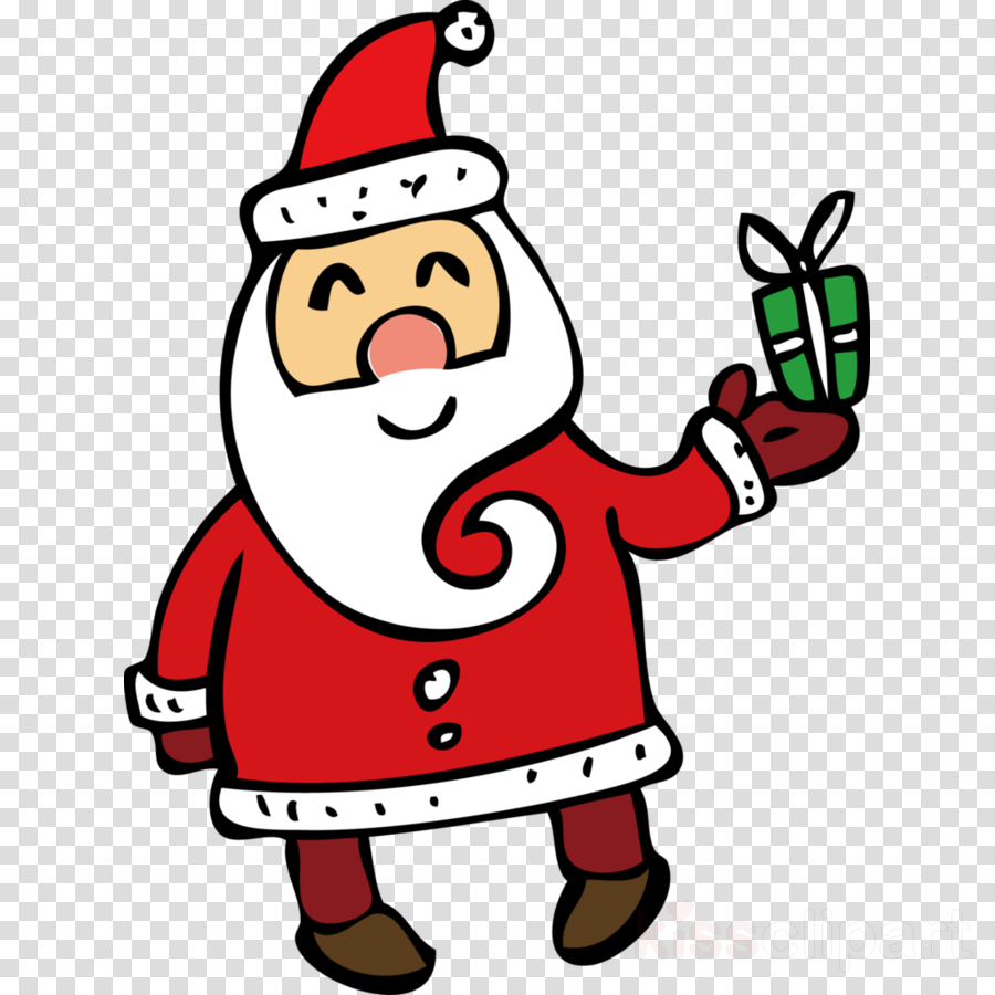 Christmas Ornaments Clipart Santa Claus Christmas Day (900x900), Png Download