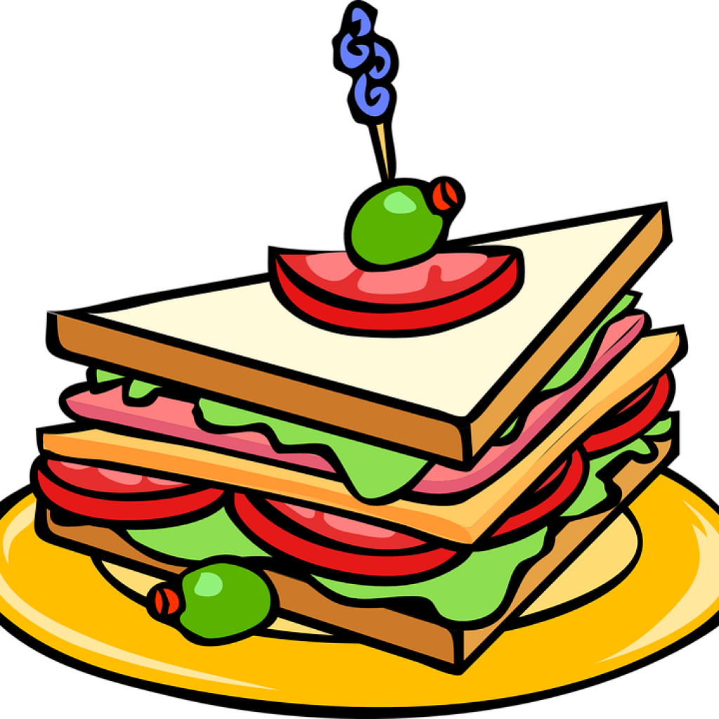 Party Food Clipart Party Food Clipart Sandwich Food (1024x1024), Png Download