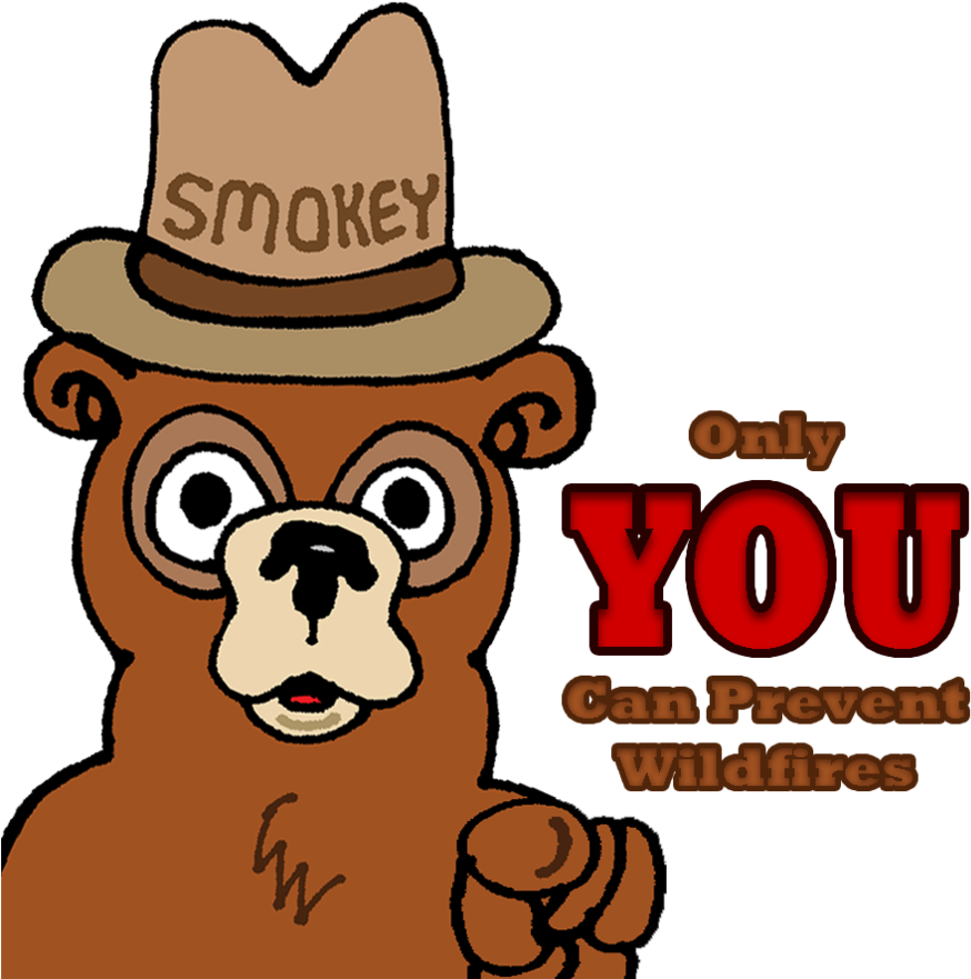 Smokey The Bear Png (894x894), Png Download