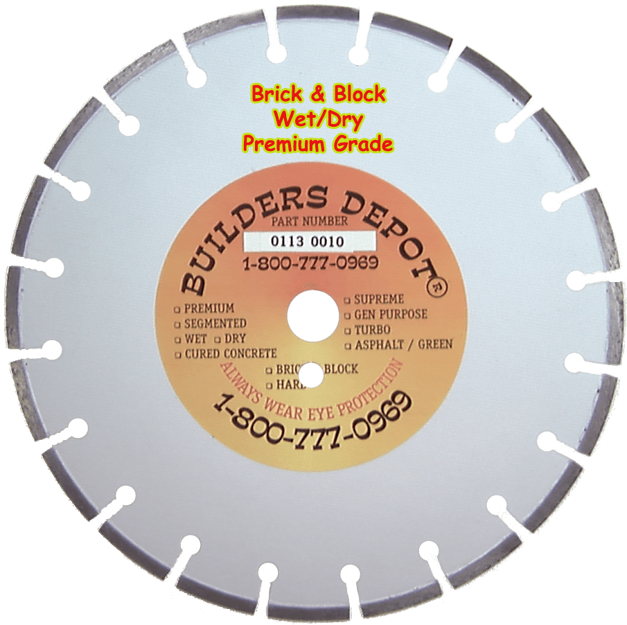 16" Diamond Blade For Brick & Block X (905x902), Png Download
