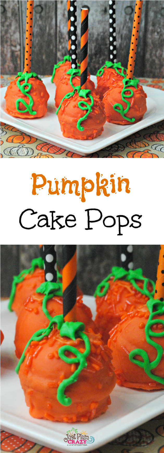Pumpkin Cake Pops (650x1756), Png Download