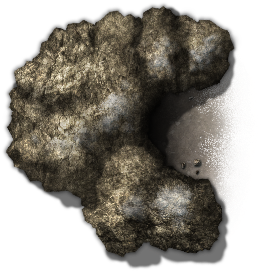55965-wm Cave Entrance 8 (560x560), Png Download