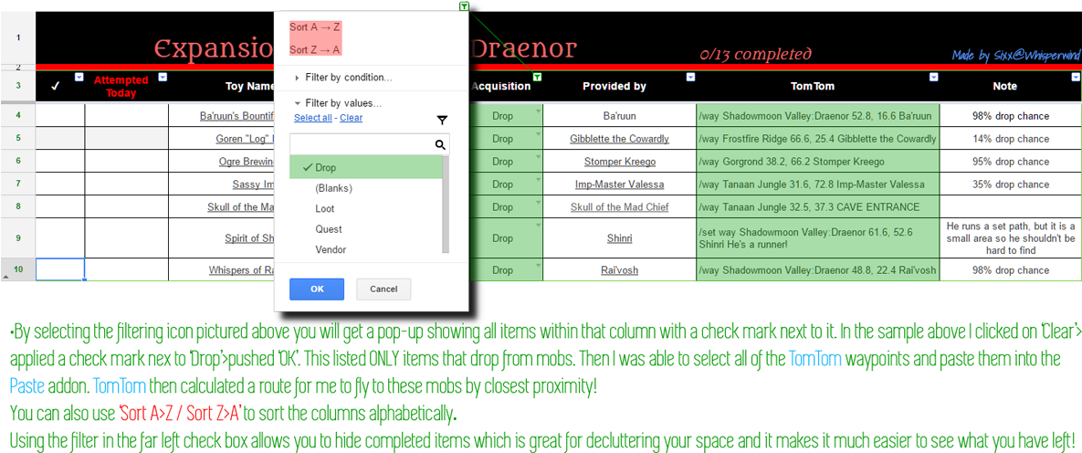 This Guide Was Created By Sixx On The Whisperwind Server (1184x520), Png Download