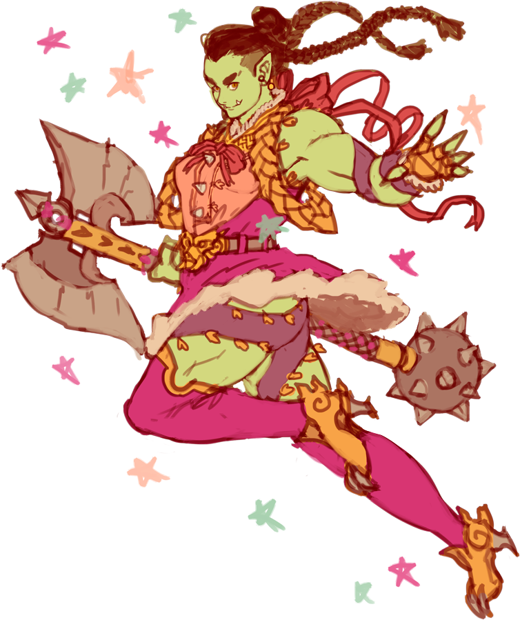 Orc Clipart Scary Character (773x1000), Png Download