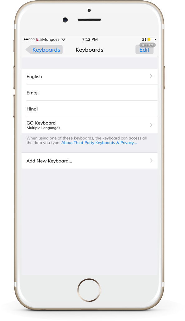 How To Theme & Customize Ios Keyboard Color Without (1080x1080), Png Download