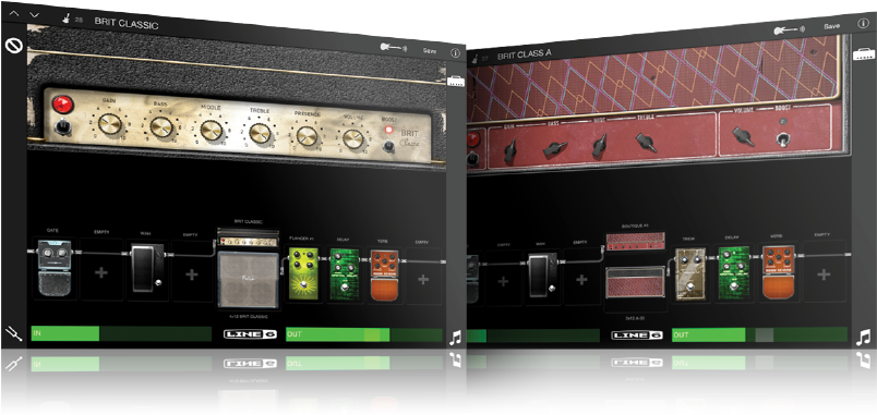 Line 6 Mobile Pod Amp And Effects Modeling App For (1000x422), Png Download