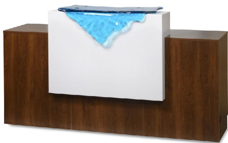 Picture Of Paris 69 Inch Long Reception Desk Optional (900x900), Png Download