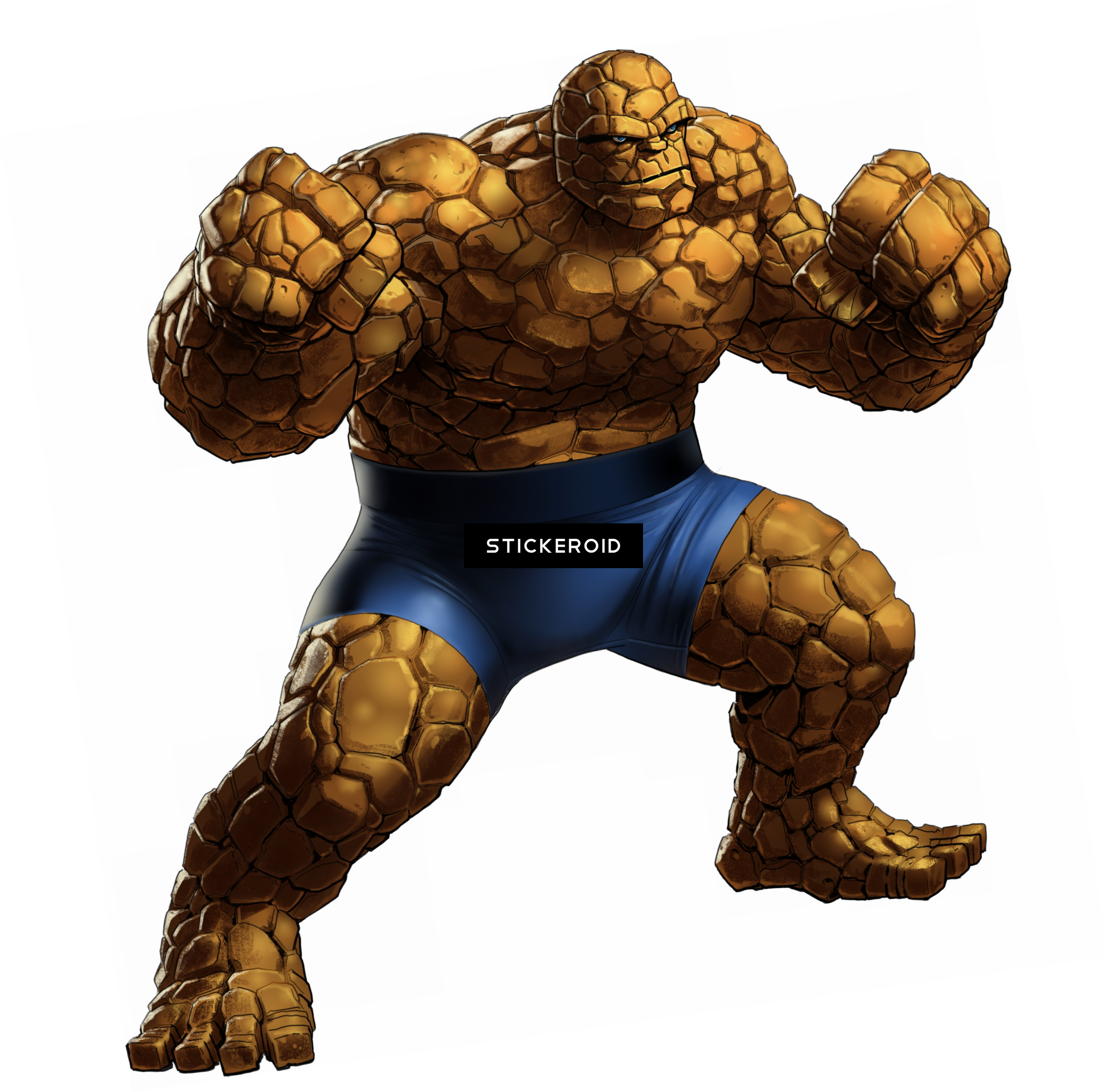 Thing Characters Fictional Marvel (2226x2195), Png Download