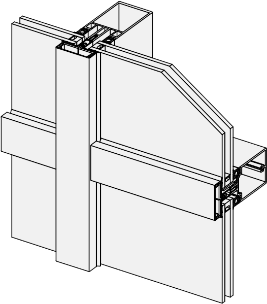 6eft Curtain Walling Enables The Construction Of Sheer (607x629), Png Download