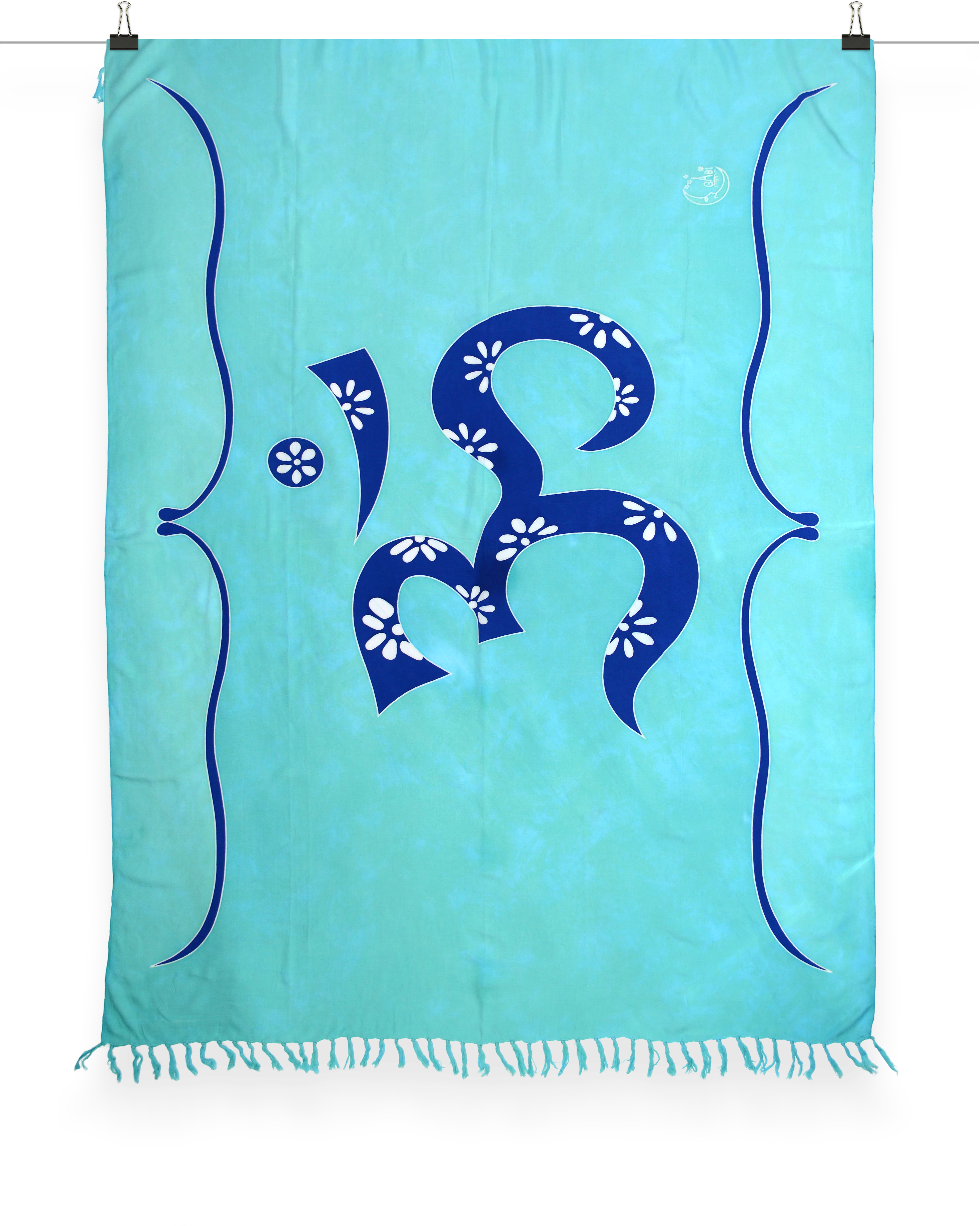 06 Sarong Unisex Turqoise Ohm (4000x5487), Png Download