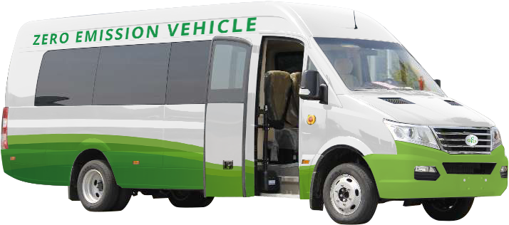 Greenpower Ev Star All Electric Min Ebus (800x401), Png Download