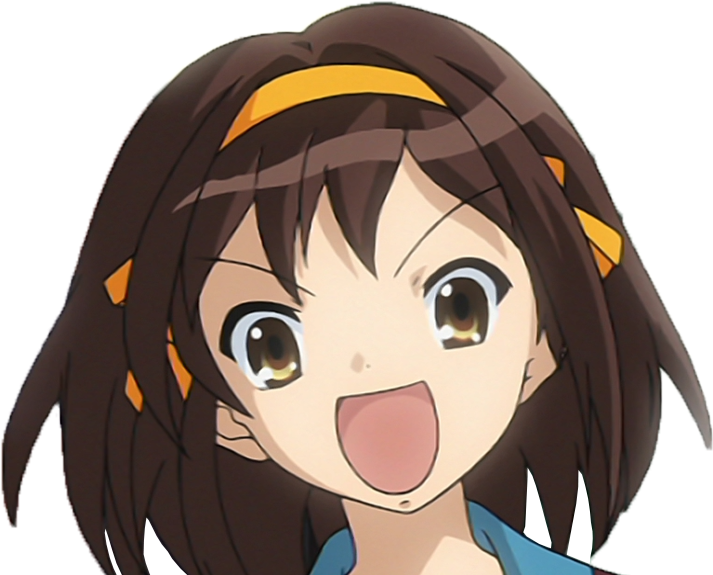 Lien Direct, 2017/36/6/1504965503 Sticker Haruhi Woah (750x574), Png Download