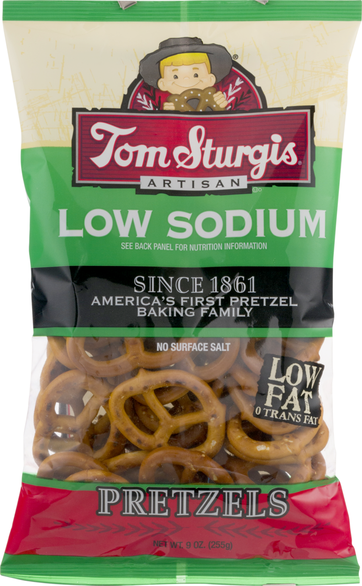 Tom Sturgis Artisan Low Sodium Little Ones Pretzels (741x1200), Png Download