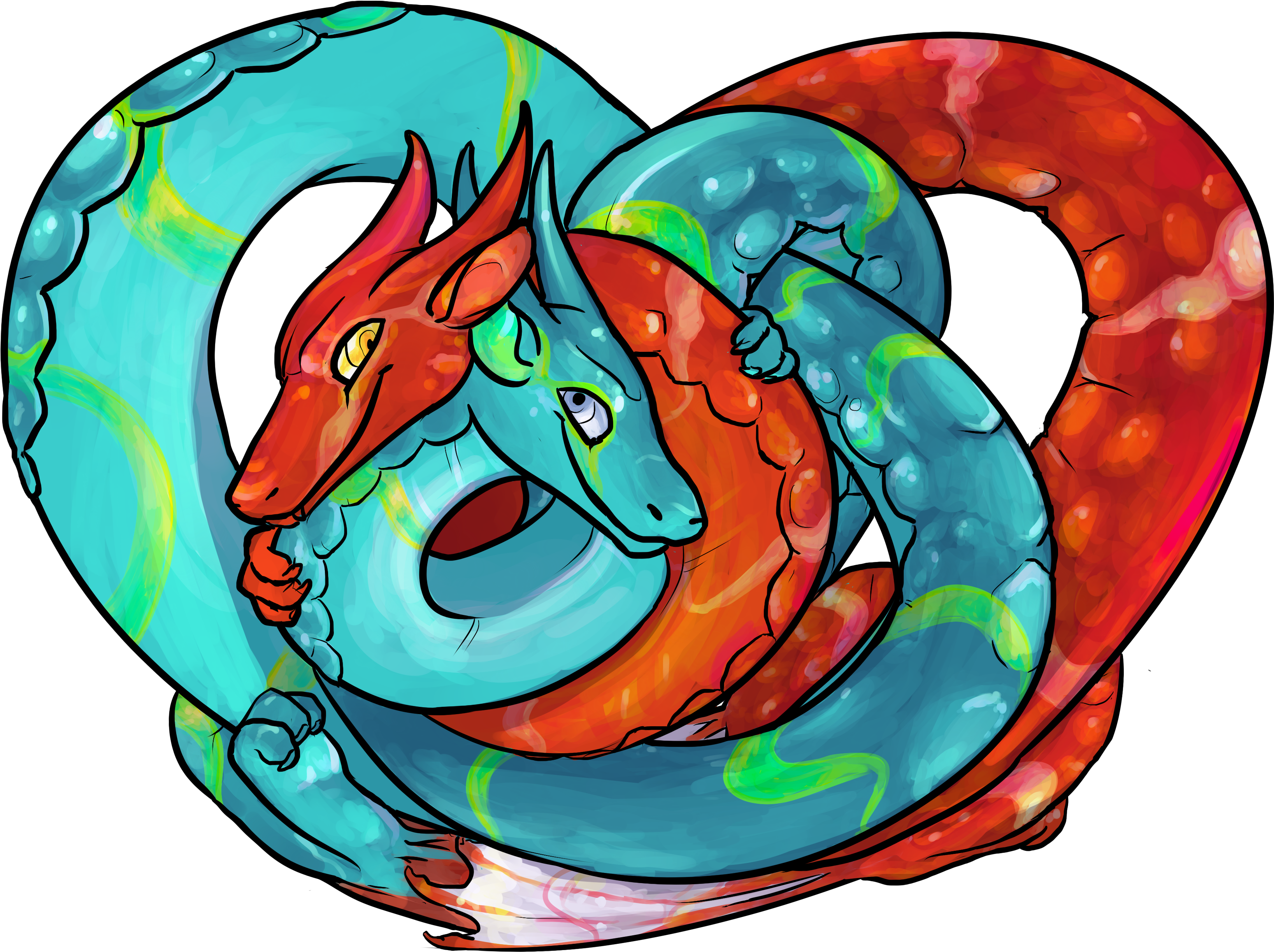 The Love Pretzel (4000x2500), Png Download