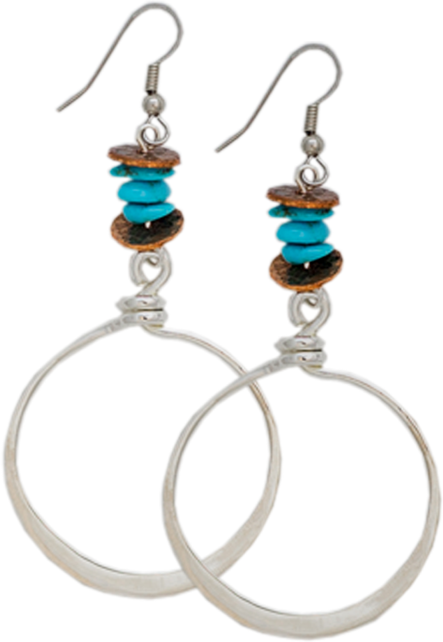 Vendor-unknown Collections Smooth Sterling Silver Hoop (921x1280), Png Download