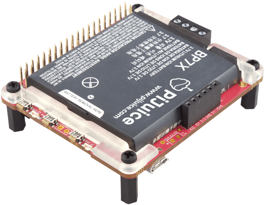 Pijuice Hat A Portable Power Platform For Every Raspberry (1000x1000), Png Download