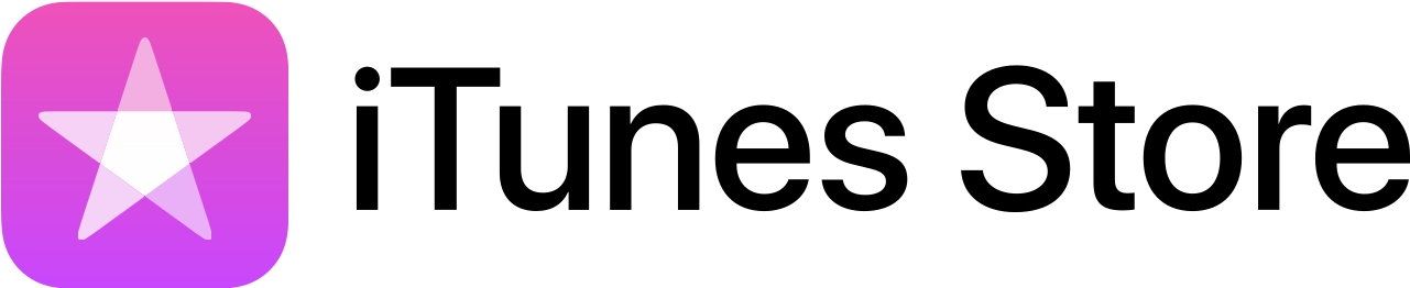 Itunes Store Logo (1280x410), Png Download