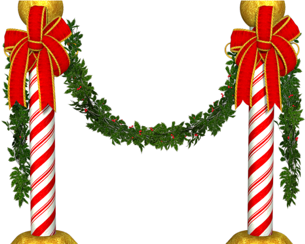 Candy Cane Clipart Design (640x480), Png Download
