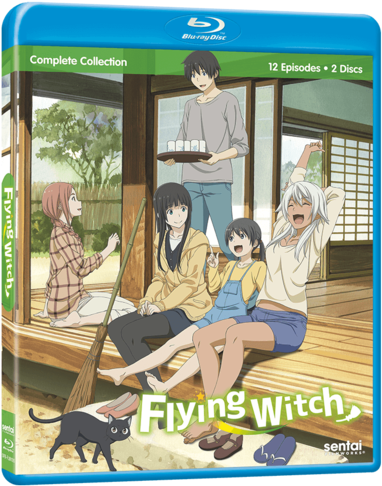 Flying Witch Complete Collection Blu-ray Front Cover (562x600), Png Download