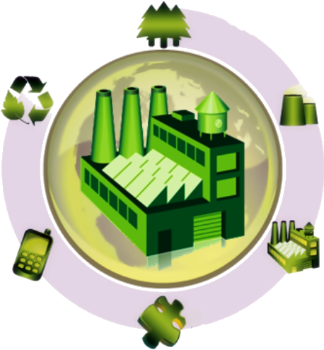 Produã§ã£o Sustentavel Industrias (627x500), Png Download