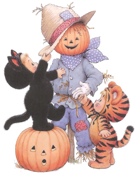 Scarecrow Clipart Vintage (581x699), Png Download