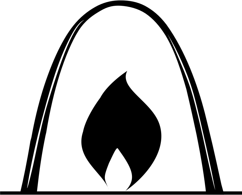 Arch Flame (796x642), Png Download
