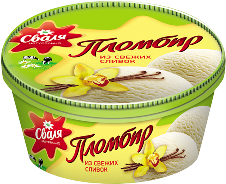 Family Size Vanilla Ice Cream 14%, 400 G (728x485), Png Download
