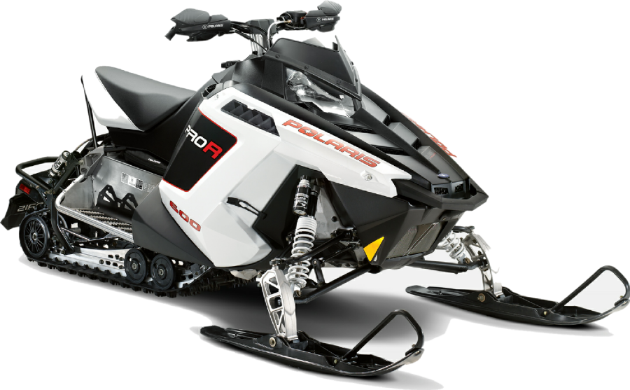 Polaris Snowmobile (900x557), Png Download
