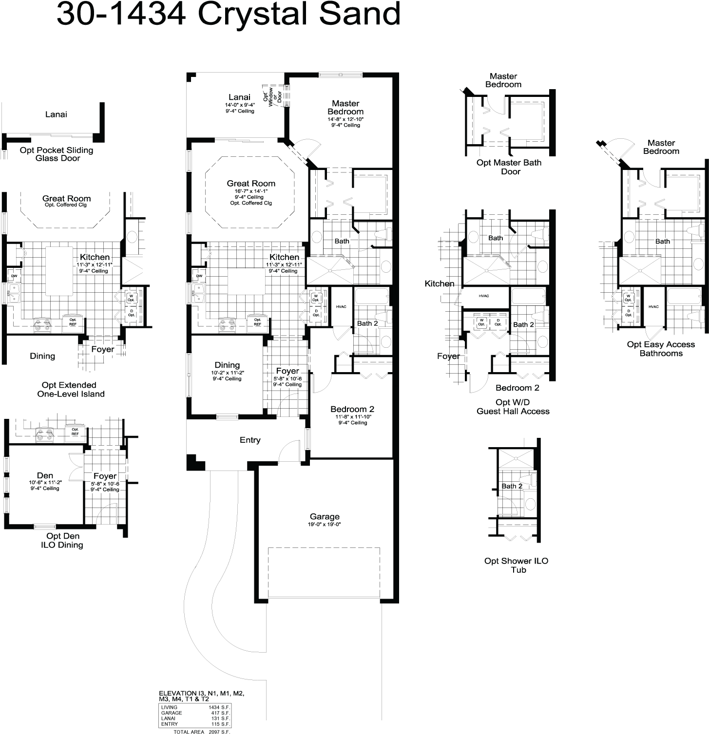 Crystal Sand Floor Plan (1600x1608), Png Download