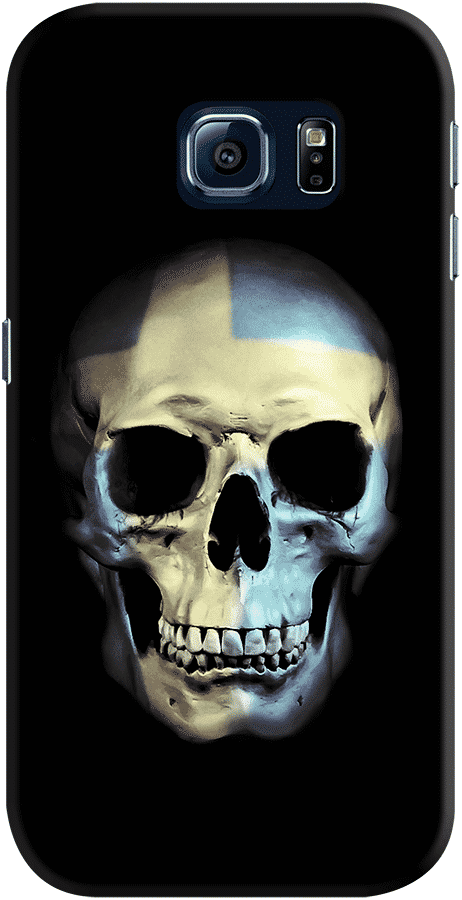 Dailyobjects Swedish Skull Case For Samsung Galaxy (462x900), Png Download