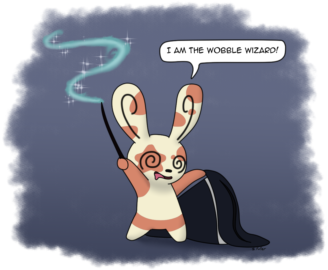 “who Gave The Spinda A Magic Wand And Hat ” (1280x1257), Png Download