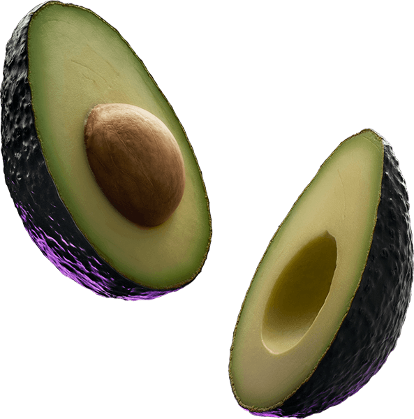 Avocados (593x600), Png Download