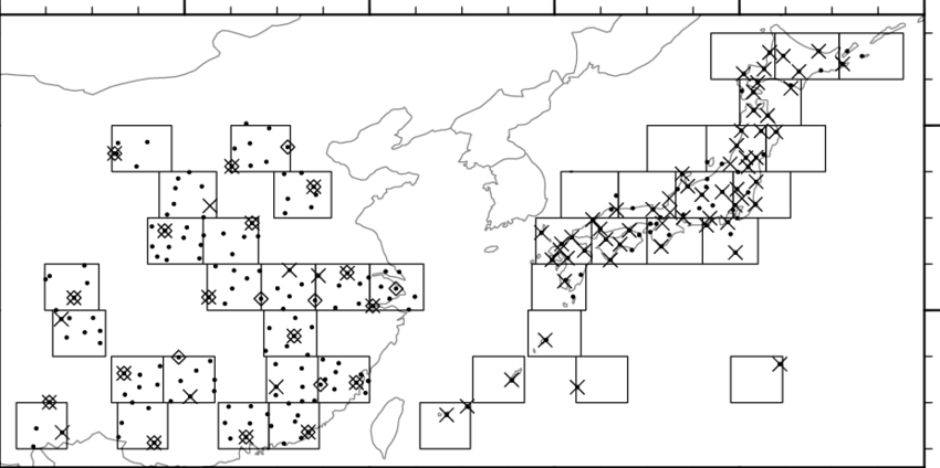 Locations Of Geba Stations , Ndp-026d Cloud Stations (850x424), Png Download