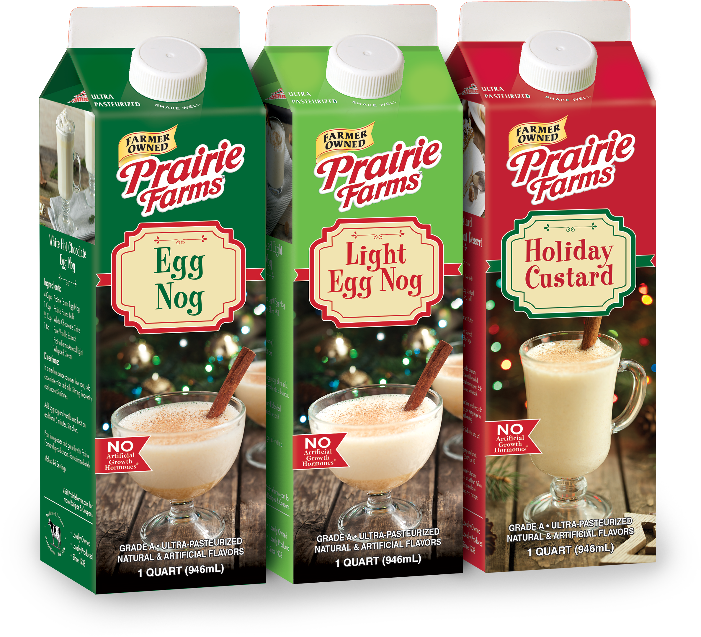 Egg Nog & Custards (3765x2226), Png Download
