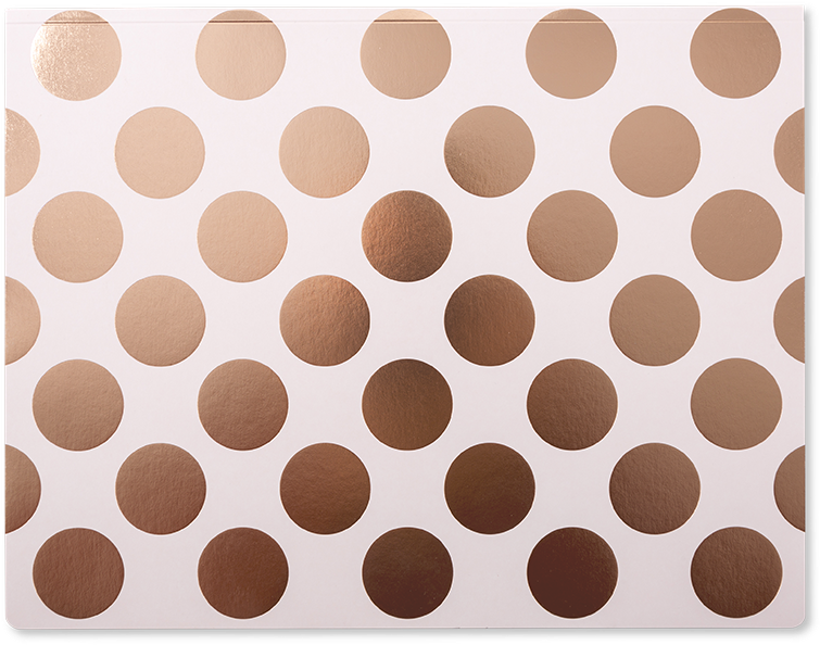 Shimmer Pink Champagne Large Desk Pad Large Polka (800x800), Png Download