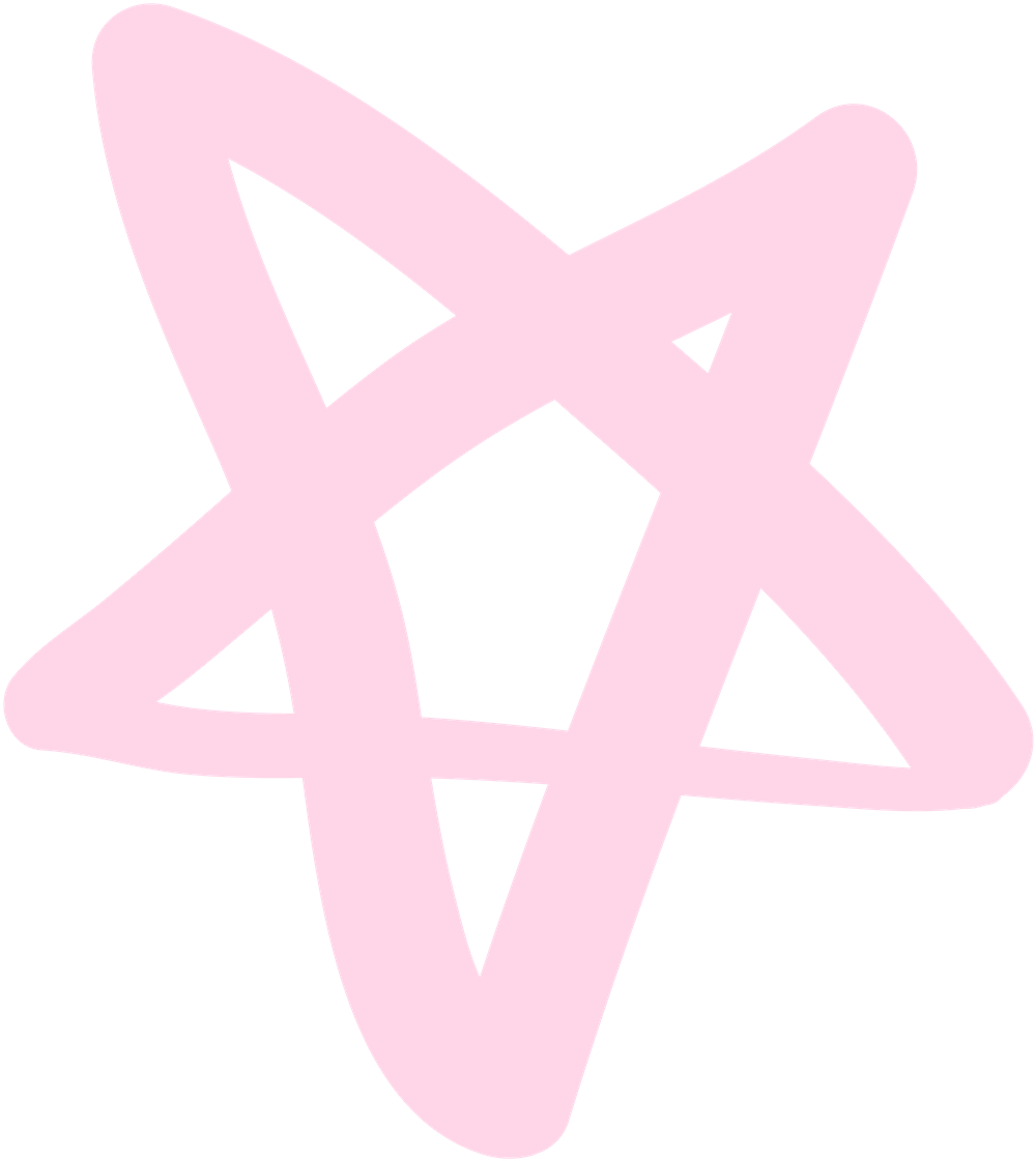 Pink Star Folder (1400x1400), Png Download
